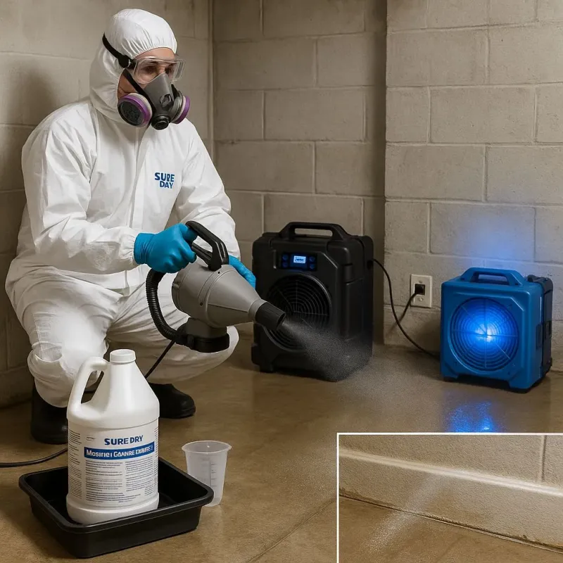 Sanitization and Odor Removal process in Cutler, FL